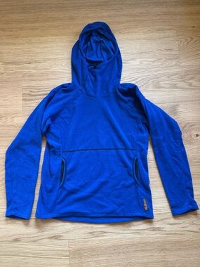 Melanzana Royal Blue Hooded Thermal Pullover